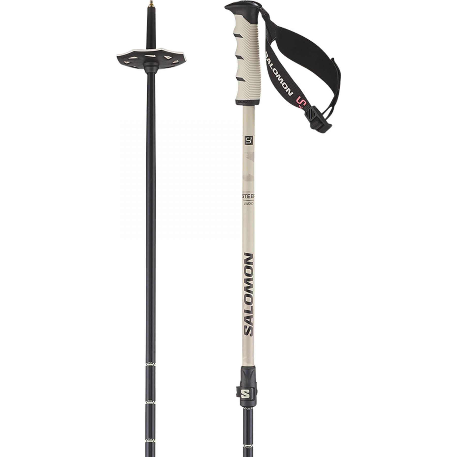 Salomon Steep Vario S3, Skidstavar, Beige - Köp för SEK 1.050 - Spara 29%