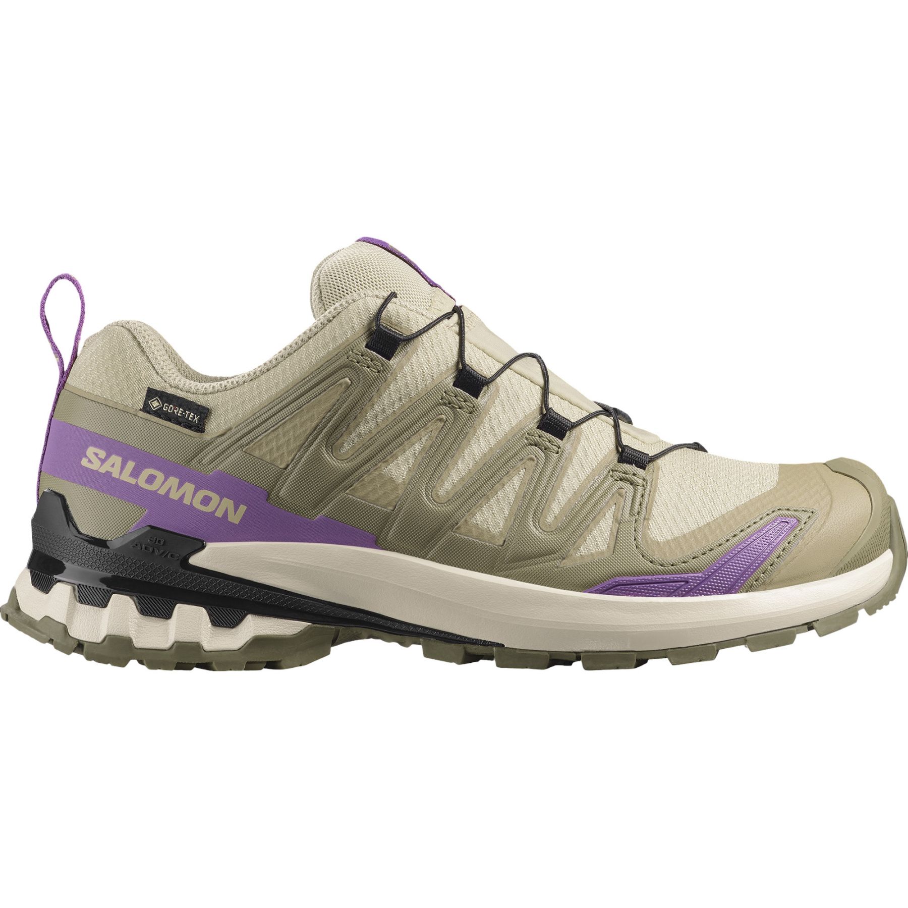 Salomon XA PRO 3D V9 GTX, Trailsko, Dam, Grön/Lila - SEK 1.704 - Spara 14%