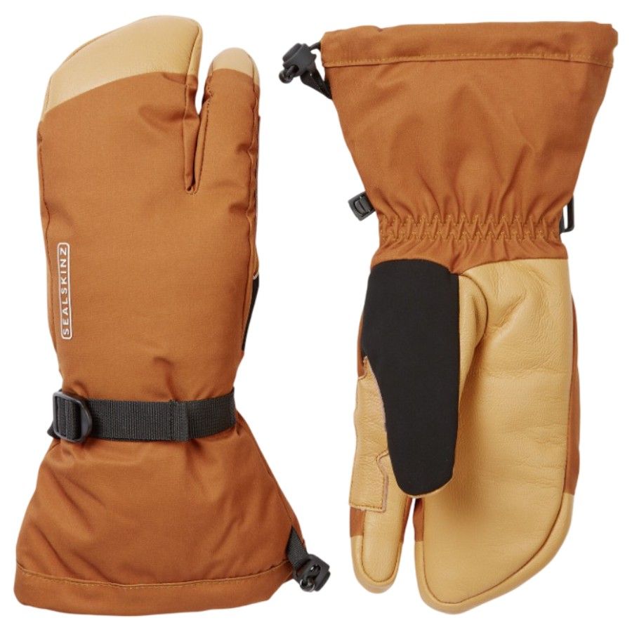 Sealskinz Congham, 3 finger, handskar, orange - SEK 927 - Spara 20%