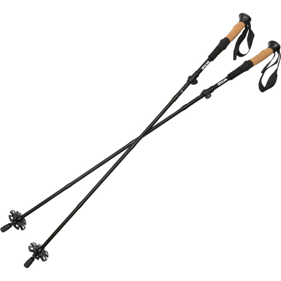 Silva Trekking Poles Aluminum Z-Fold, löparstavar, grå - Köp för SEK 799 - Spara 20%