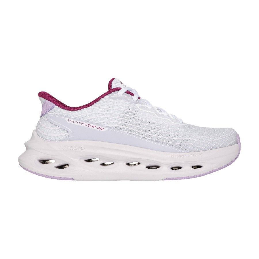Skechers Max Cushioning Glide-Step - Sapphire, skor, dam, vit - Köp för SEK 985 - Spara 38%