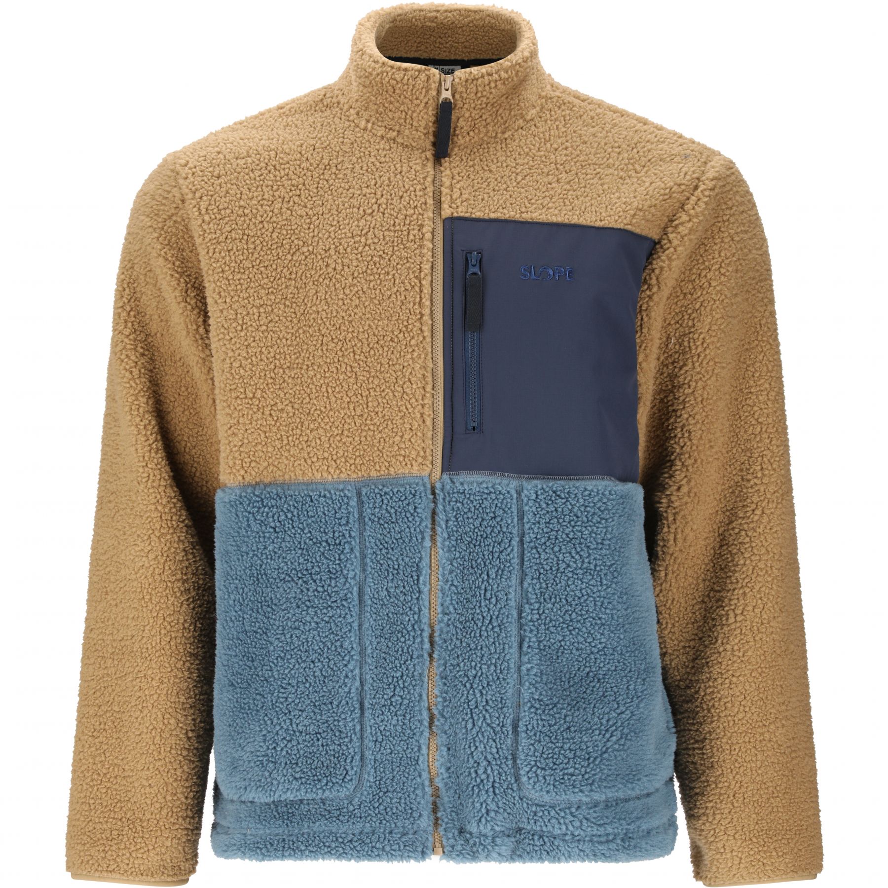 SLOPE Katau Teddy, Fleecejacka, Herr, Petrified Oak - SEK 699 hos AktivVinter.se