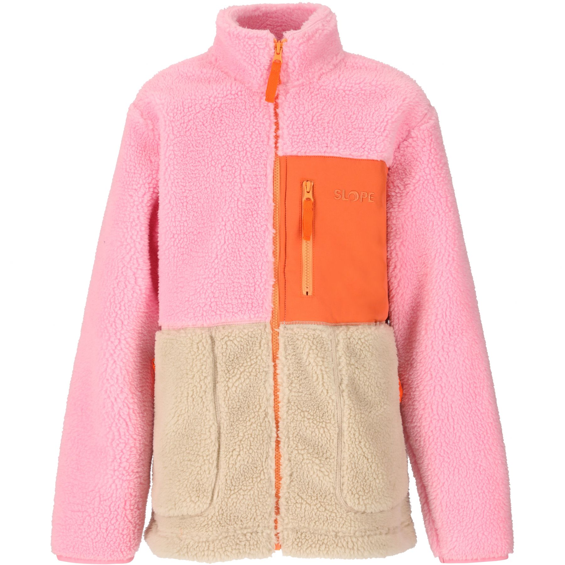 SLOPE Katau Teddy, Fleecejacka, Junior, Pink - SEK 649