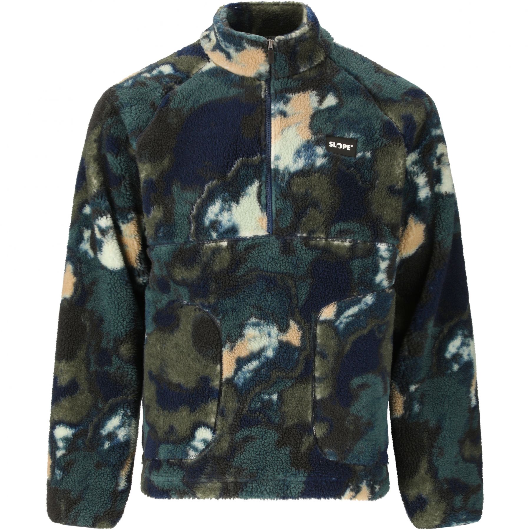 SLOPE Kendor AOP Teddy, Fleecejacka, Herr, Grape Leaf - SEK 699