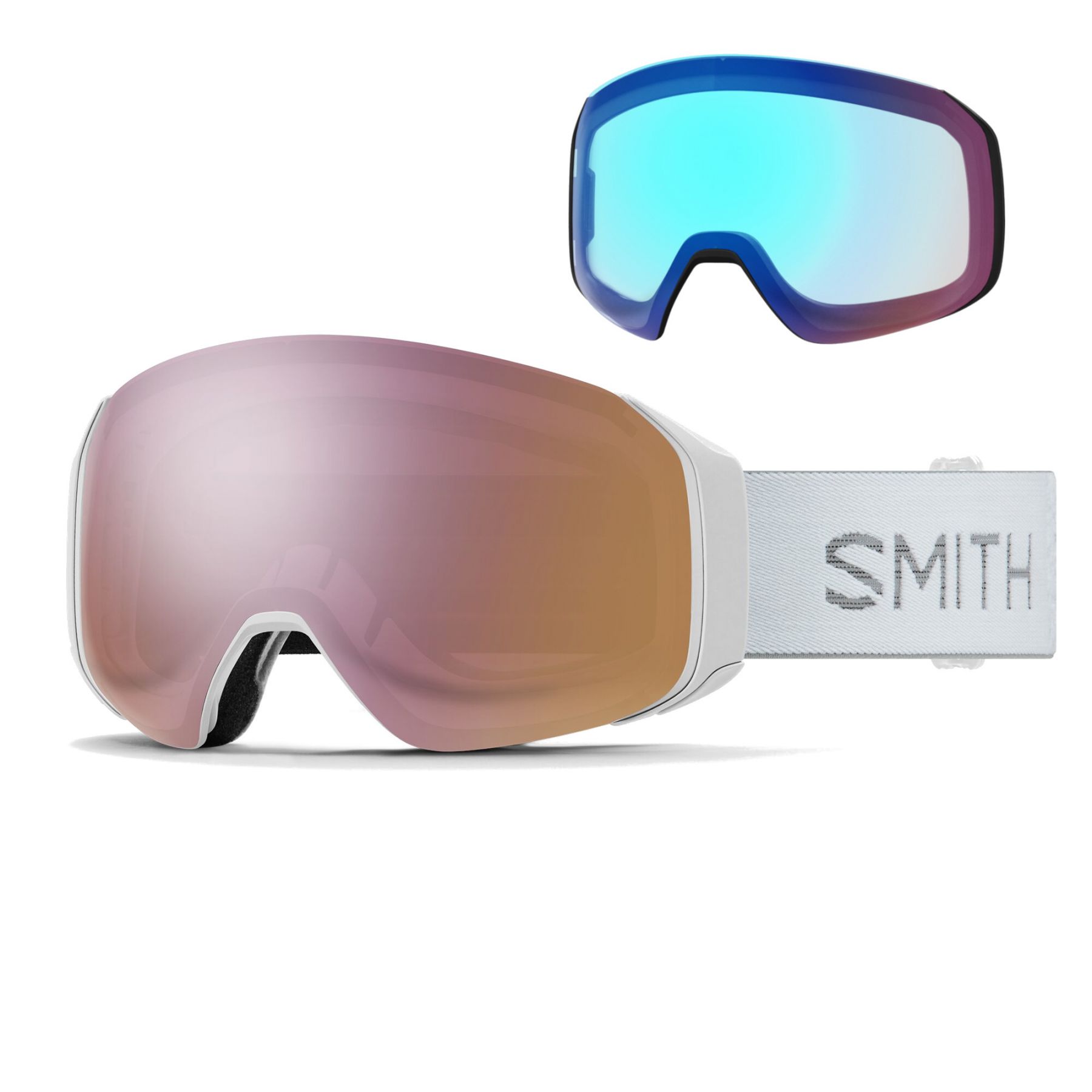 Smith 4D MAG S, Skidglasögon, White Chunky Knit - SEK 2.689 - Spara 28%