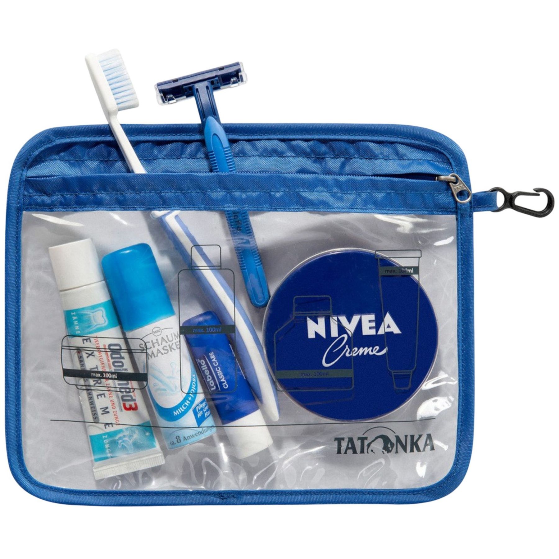 Tatonka Zip Flight Bag A5, packpåse, blå - SEK 79 hos AktivVinter.se