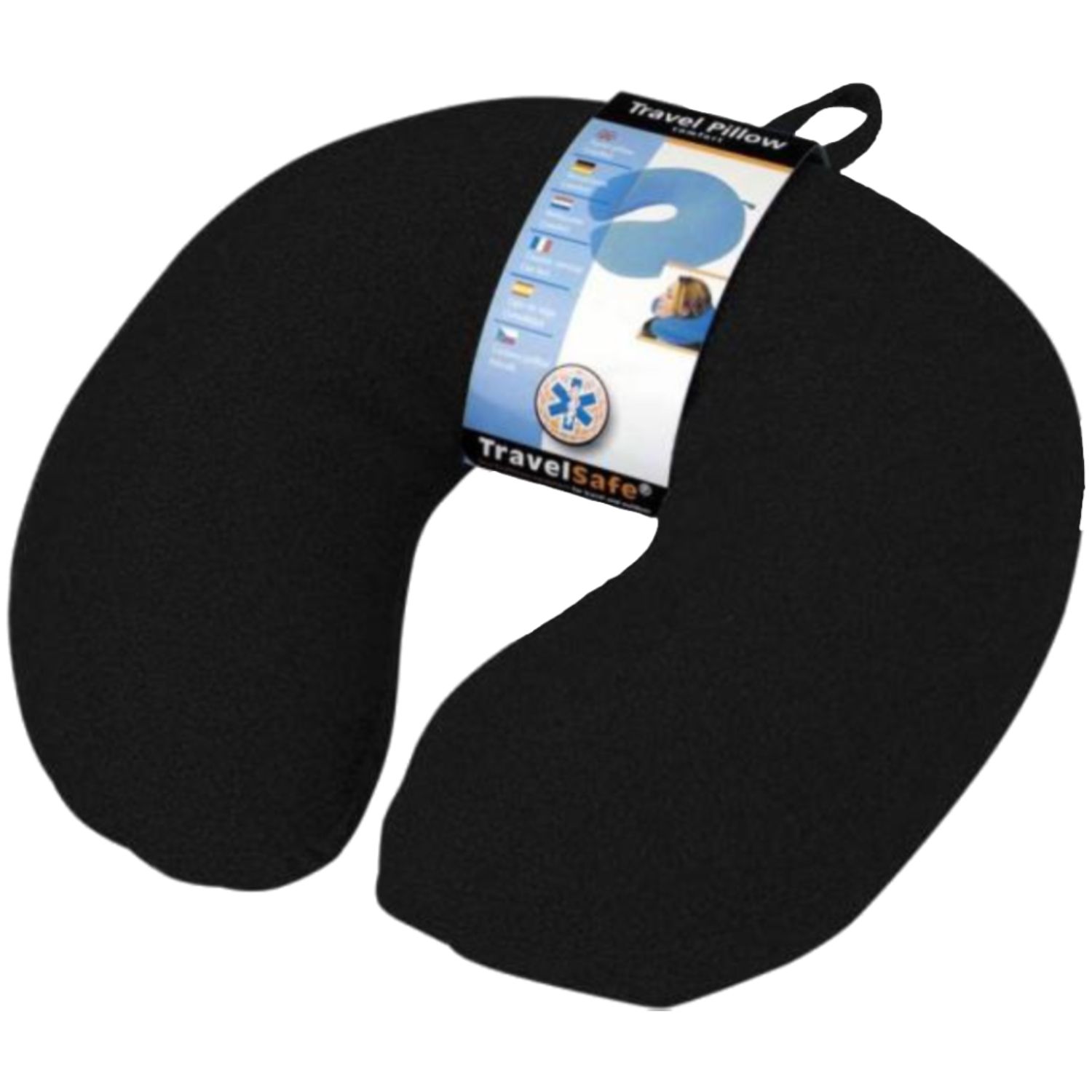 TravelSafe Resekudde, fleece/spandex, svart - SEK 115 - Spara 22%