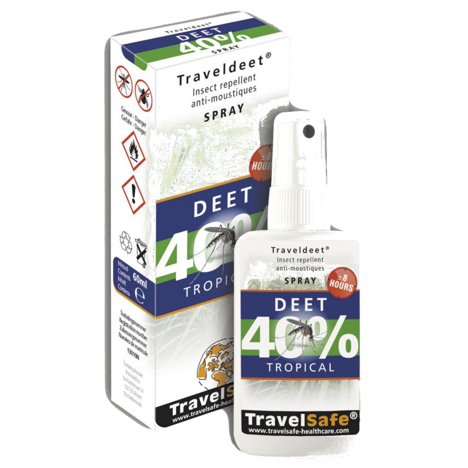 TravelSafe TravelDEET Spray 40%, 60 ml. - SEK 113 - Spara 24%