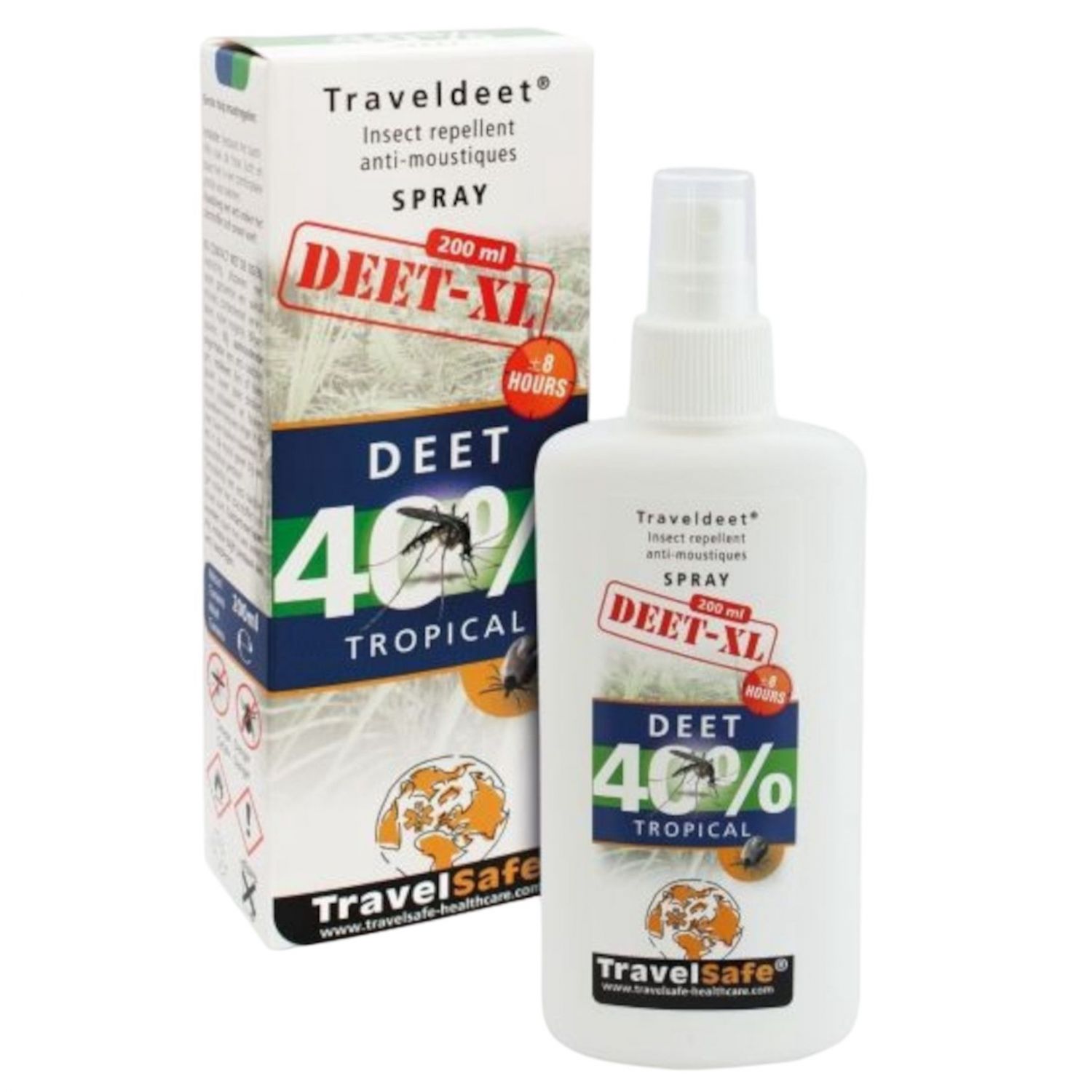 TravelSafe TravelDEET Spray 40%, XL, 200 ml. - SEK 230 - Spara 23%