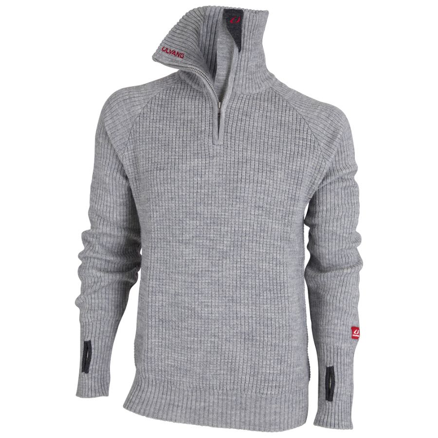 Ulvang Rav sweater w/zip, herr, grå - SEK 1.145 - Spara 22%