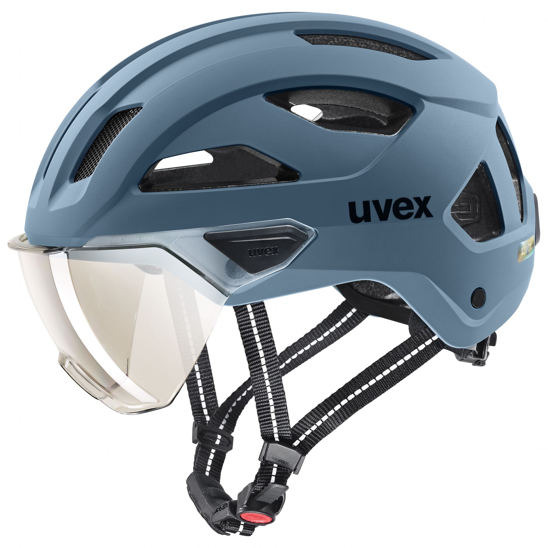 Uvex Stride Visor, Cykelhj�lm, Bl�