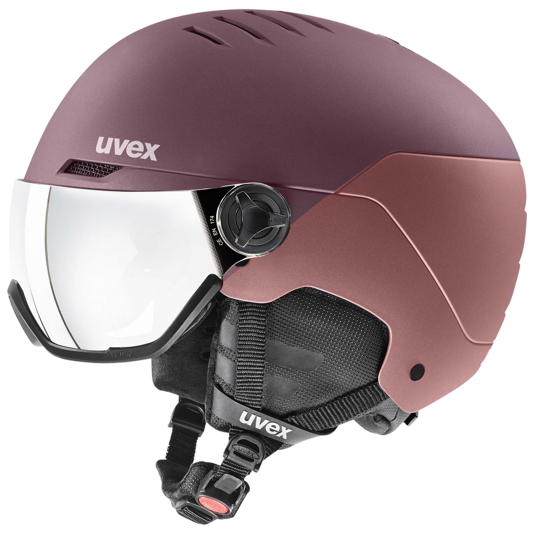 Uvex Wanted Visor, Skidhjälm med visir, Lila/Ljusrosa - Köp för SEK 1.775 - Spara 26%