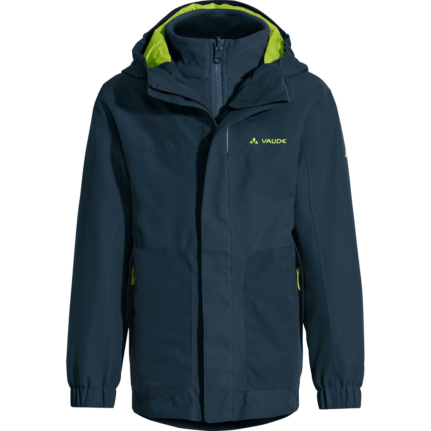 Vaude Kids Campfire 3in1 Jacket IV, vinterjacka, mörkblå - Köp för SEK 1.799 - Spara 20%