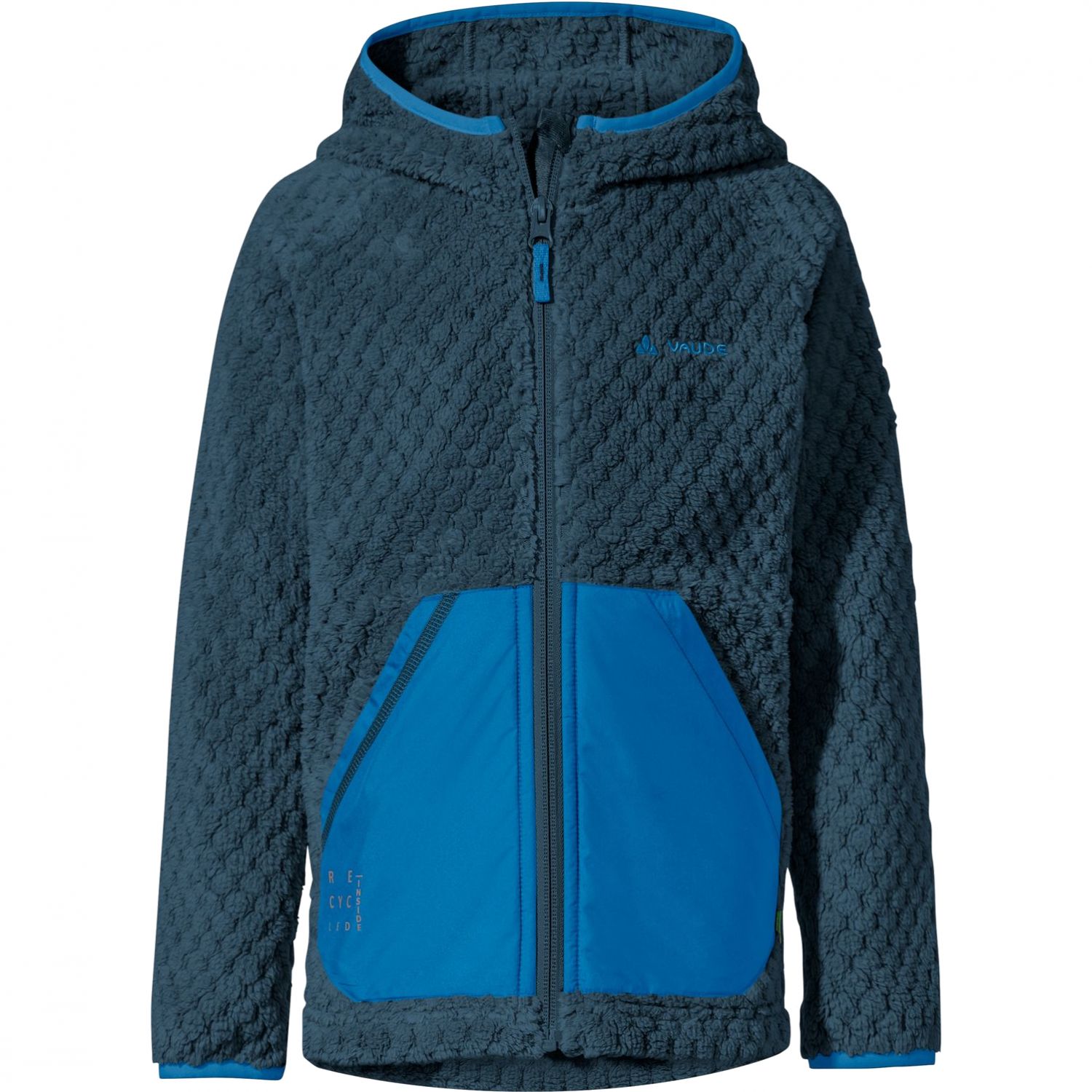 Vaude Kids Manukau Fleece Jacket, fleecetröja, blå - Köp för SEK 783 - Spara 20%