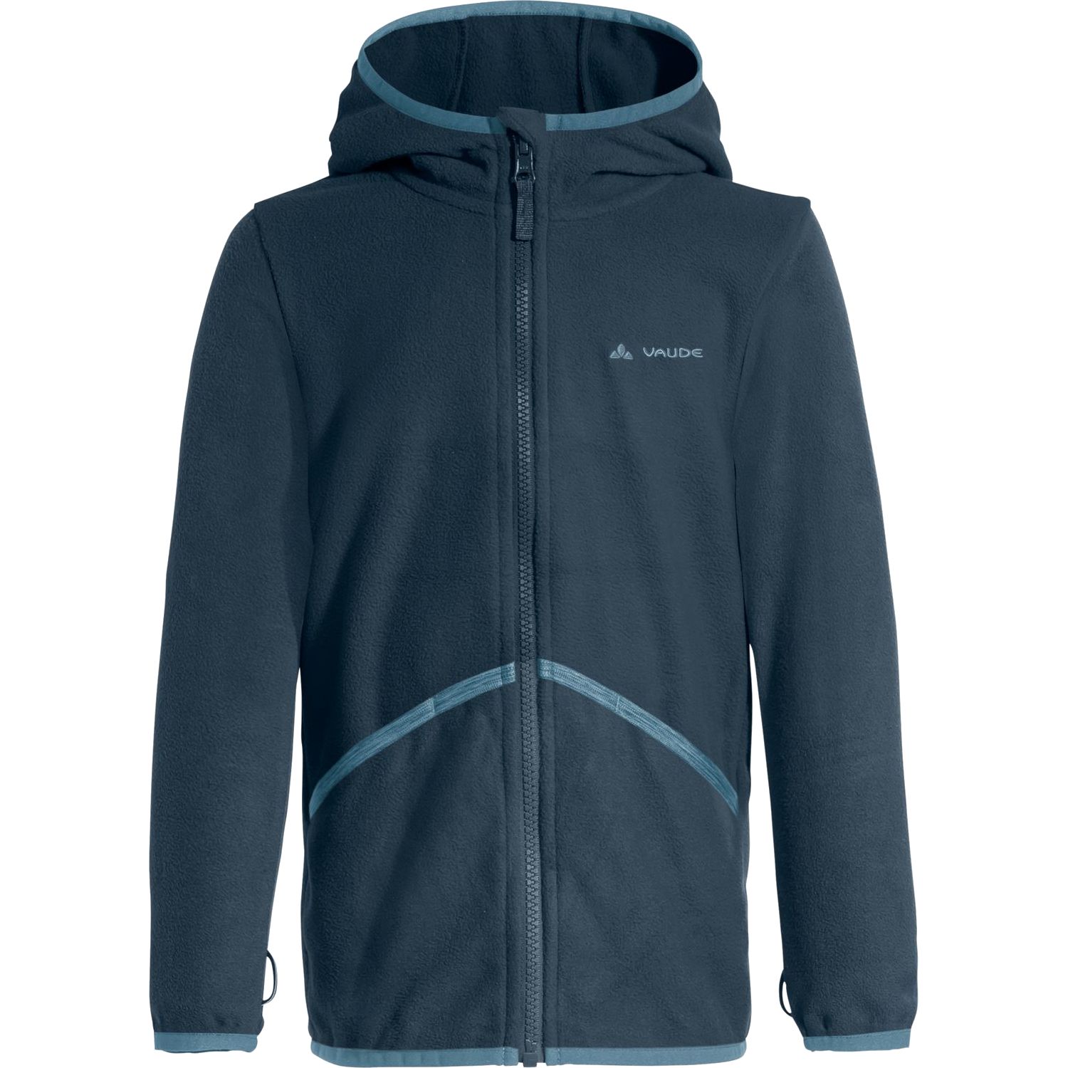 Vaude Kids Pulex Hooded Jacket, fleecejacka, mörkblå - Köp för SEK 575 - Spara 20%